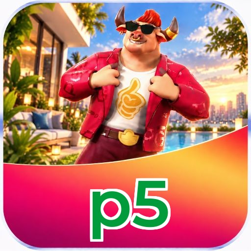 Interface da plataforma p5 mostrando slots populares e bônus de boas-vindas